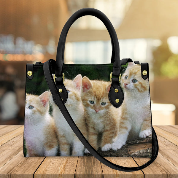 Cat sale leather bag