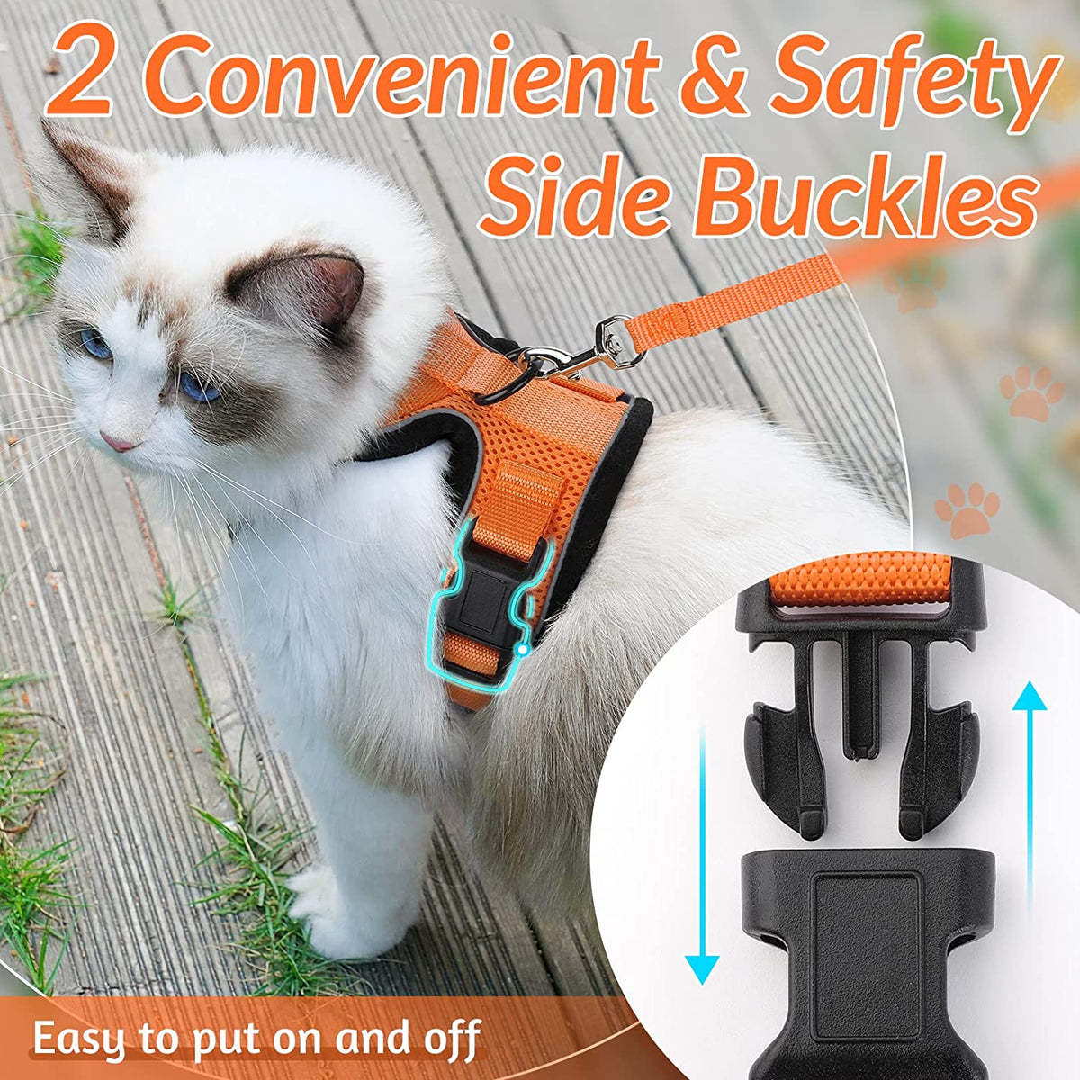 Cat Harness and Leash - cat harness leash