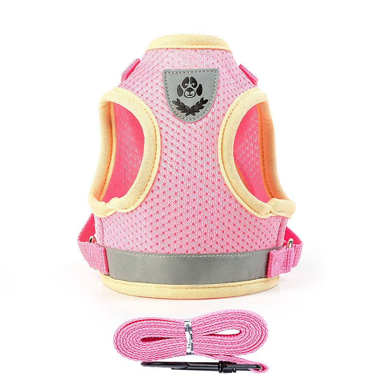 Cat Harness Vest - Pink / XS - cat harness leash