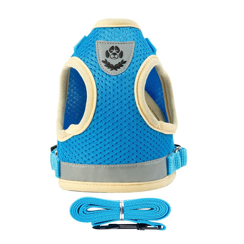 Cat Harness Vest - Blue / XS - cat harness leash