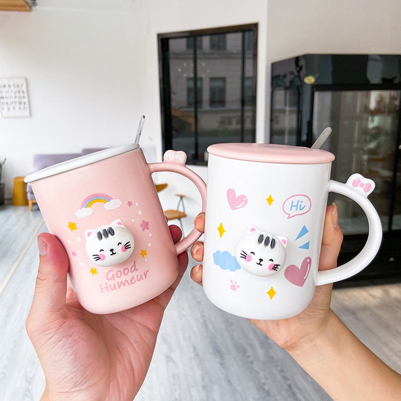 Cat Head Mug