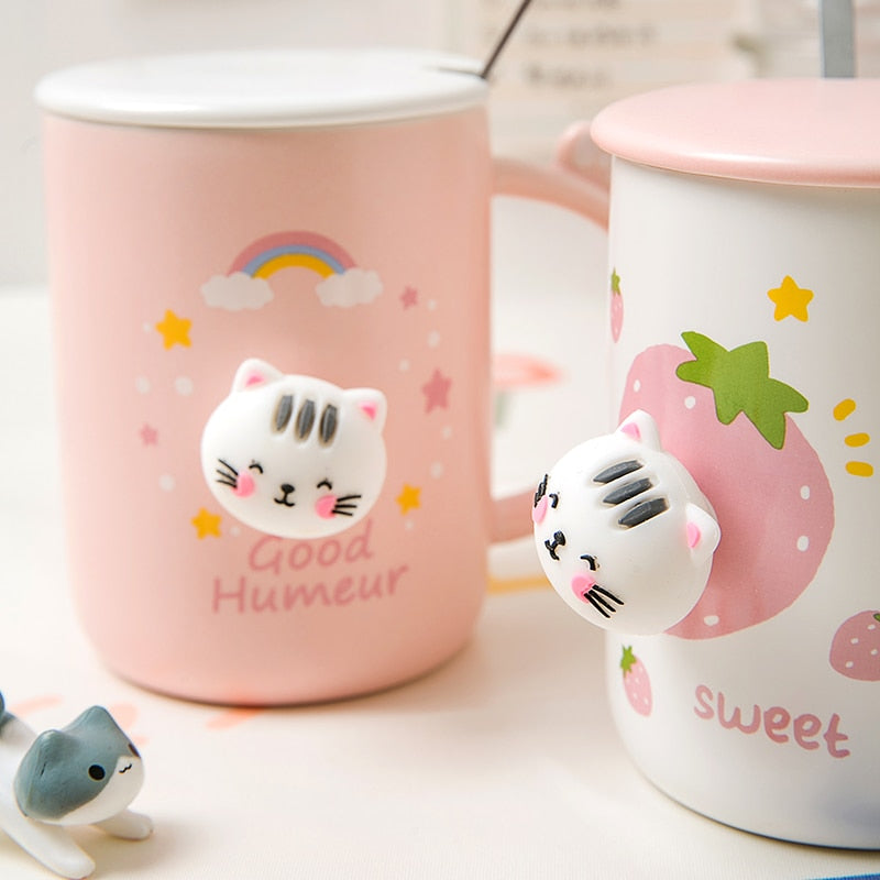 Cat Head Mug