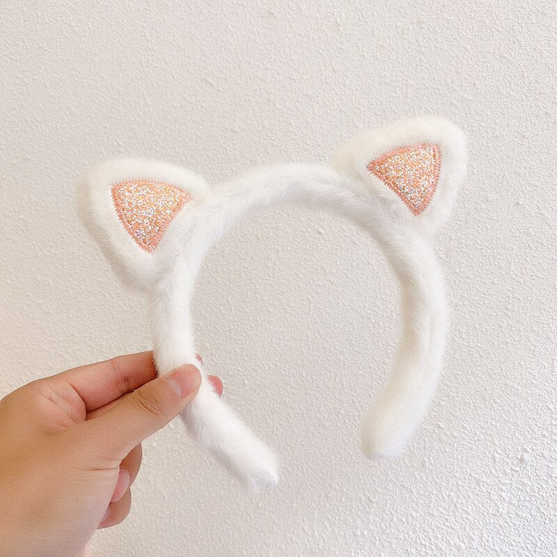 Cat Headband - White - Cat Headband