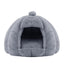 Cat Igloo Bed - Gray / L