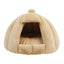 Cat Igloo Bed - Khaki / L