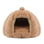 Cat Igloo Bed - Brown / L