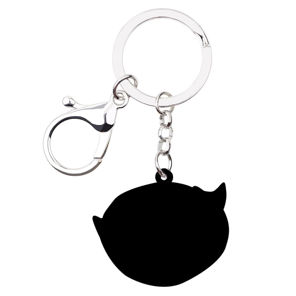 Cat in Basket Keychain - Cat Keychains