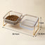Cat in Glass Bowl - Cat Bowls