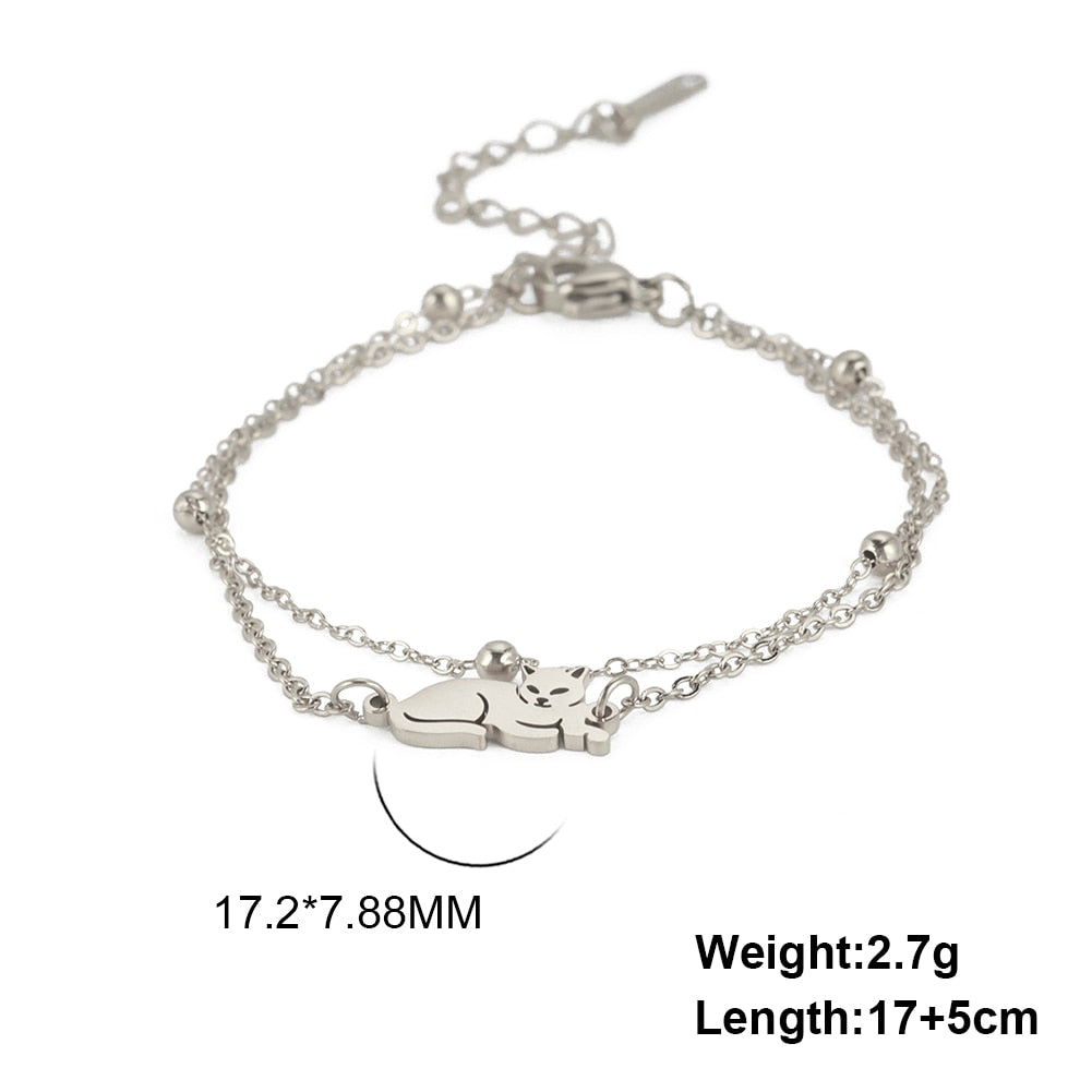 Cat Jewelry Bracelet - Cat bracelet