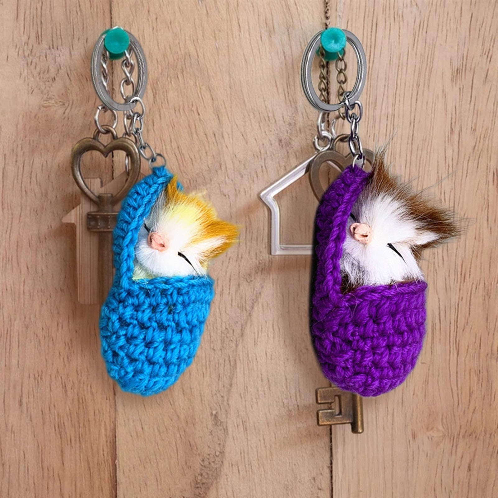 Cat Keychain Crochet - Cat Keychains