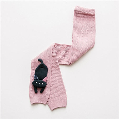 Cat Kid Tights - Pink / S 1 to 3 Years - Cat Tights