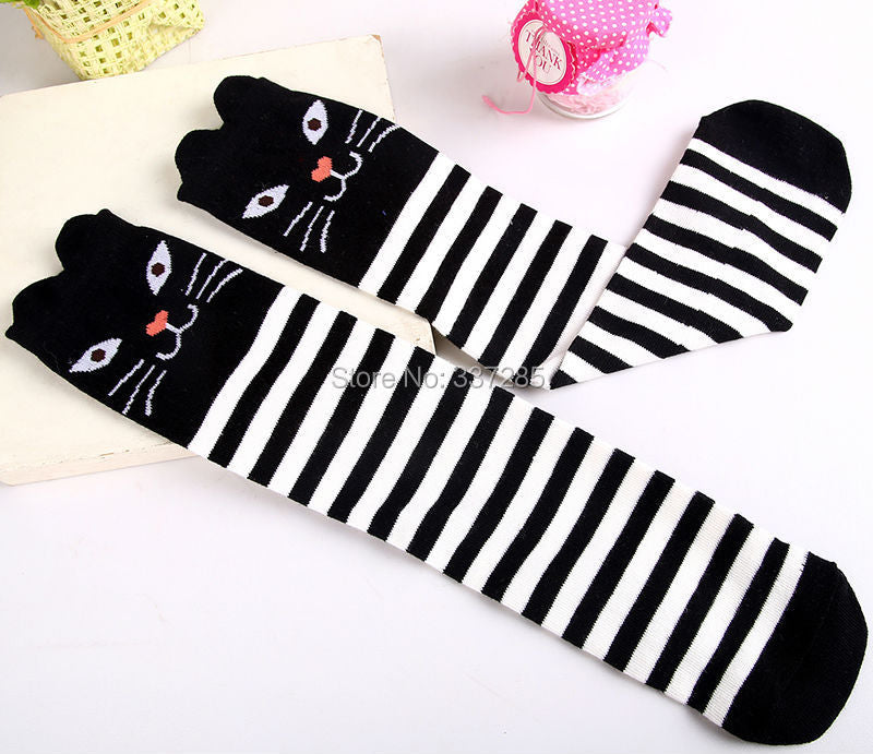 Cat Knee High Socks - Cat Socks