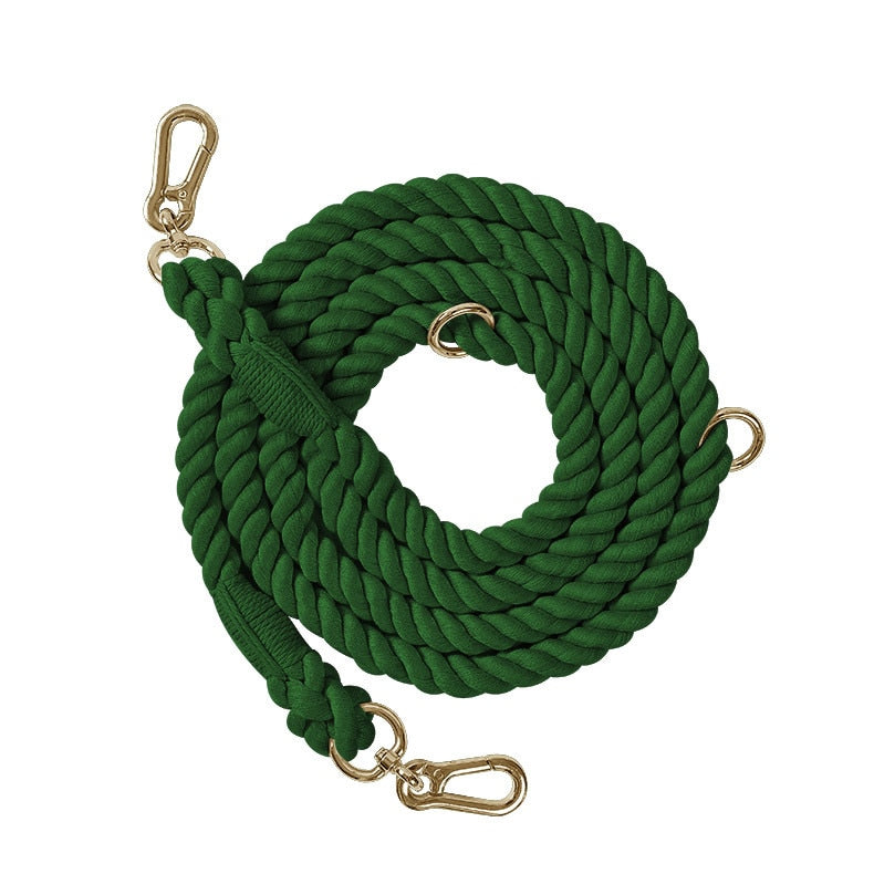 Cat Leash Long - Dark Green / S - cat harness leash