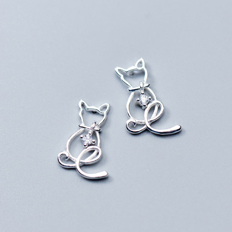 Cat Lover Earrings - Cat earrings