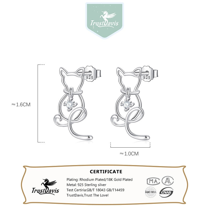 Cat Lover Earrings - Cat earrings