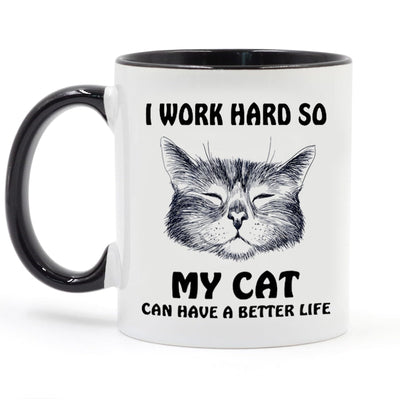 Cat Lover Mug - Black / 301-400ml
