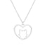 Cat Lover Necklace - Silver - Cat necklace