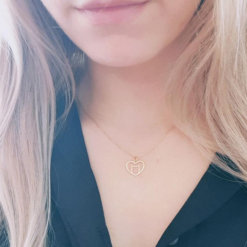 Cat Lover Necklace - Cat necklace
