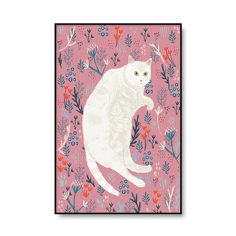 Cat Lovers Posters - 13X18cm No frame / White Cat - Cat