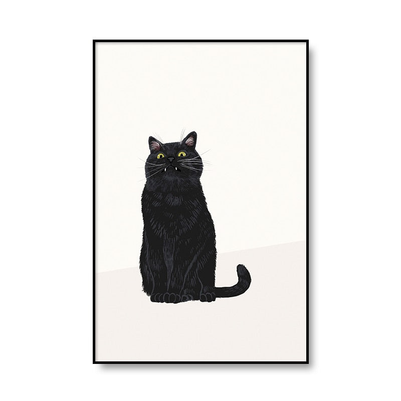 Cat Lovers Posters - 13X18cm No frame / Black Cat - Cat