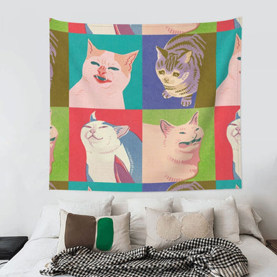 Cat Meme Tapestry - Cat Tapestry