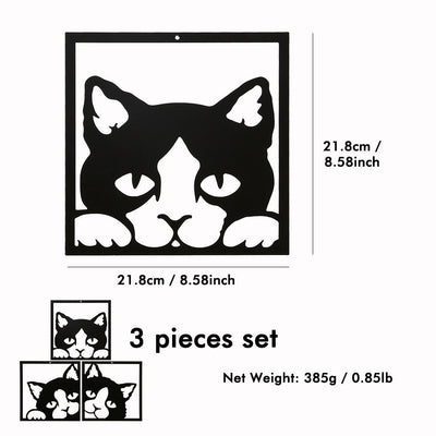 Cat Metal Wall Art