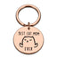 Cat Mom Keychain - Rose Gold - Cat Keychains