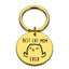 Cat Mom Keychain - Gold - Cat Keychains
