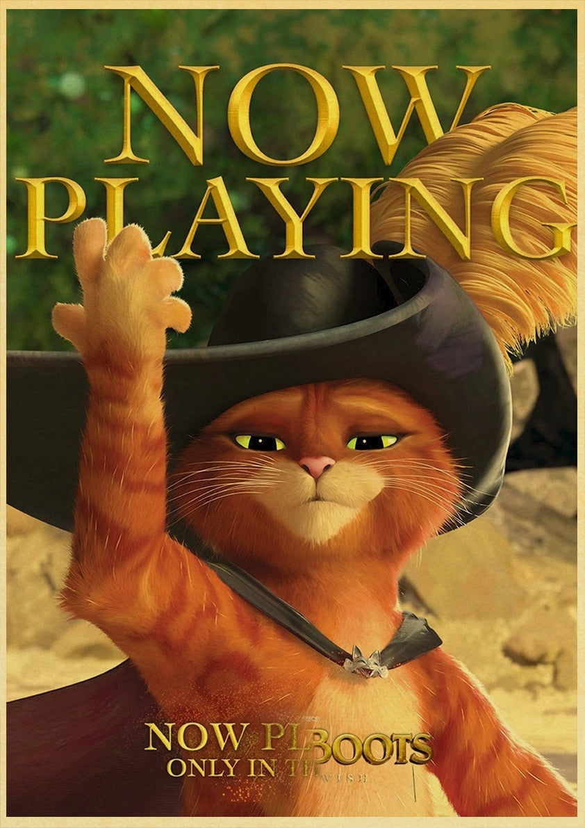 Cat Movie Posters - 30X21cm / Now Playing - Cat poster