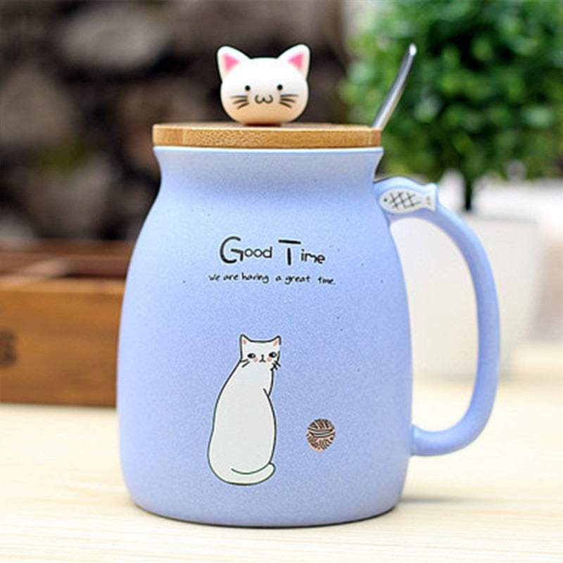 Cat Mug - Purple