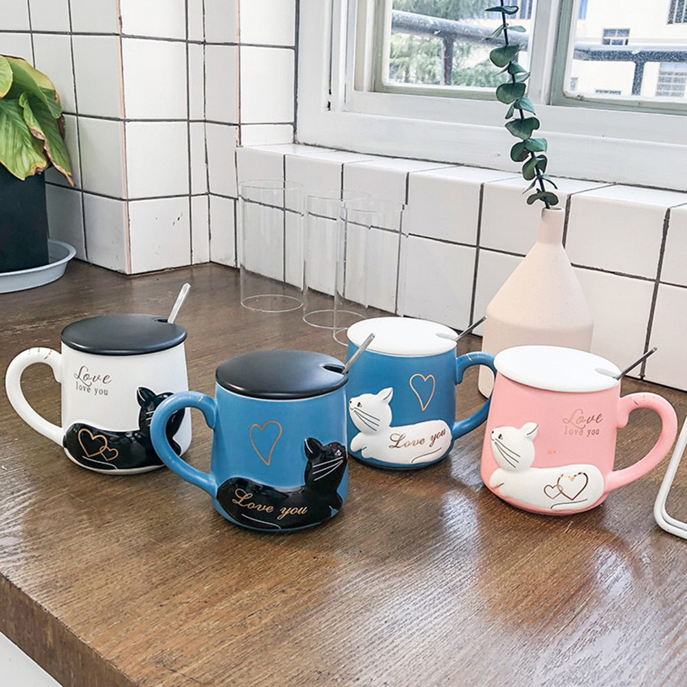 Cat Mug Set