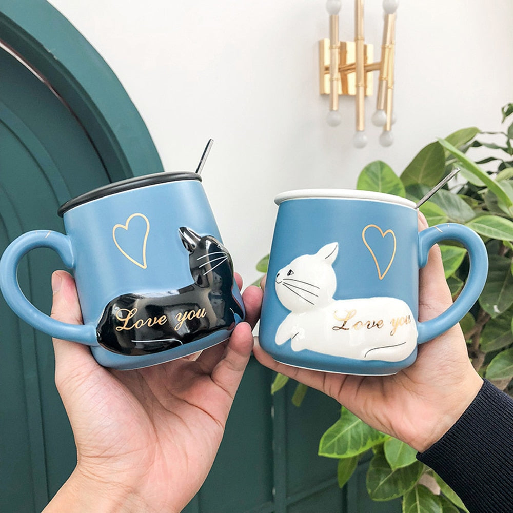 Cat Mug Set