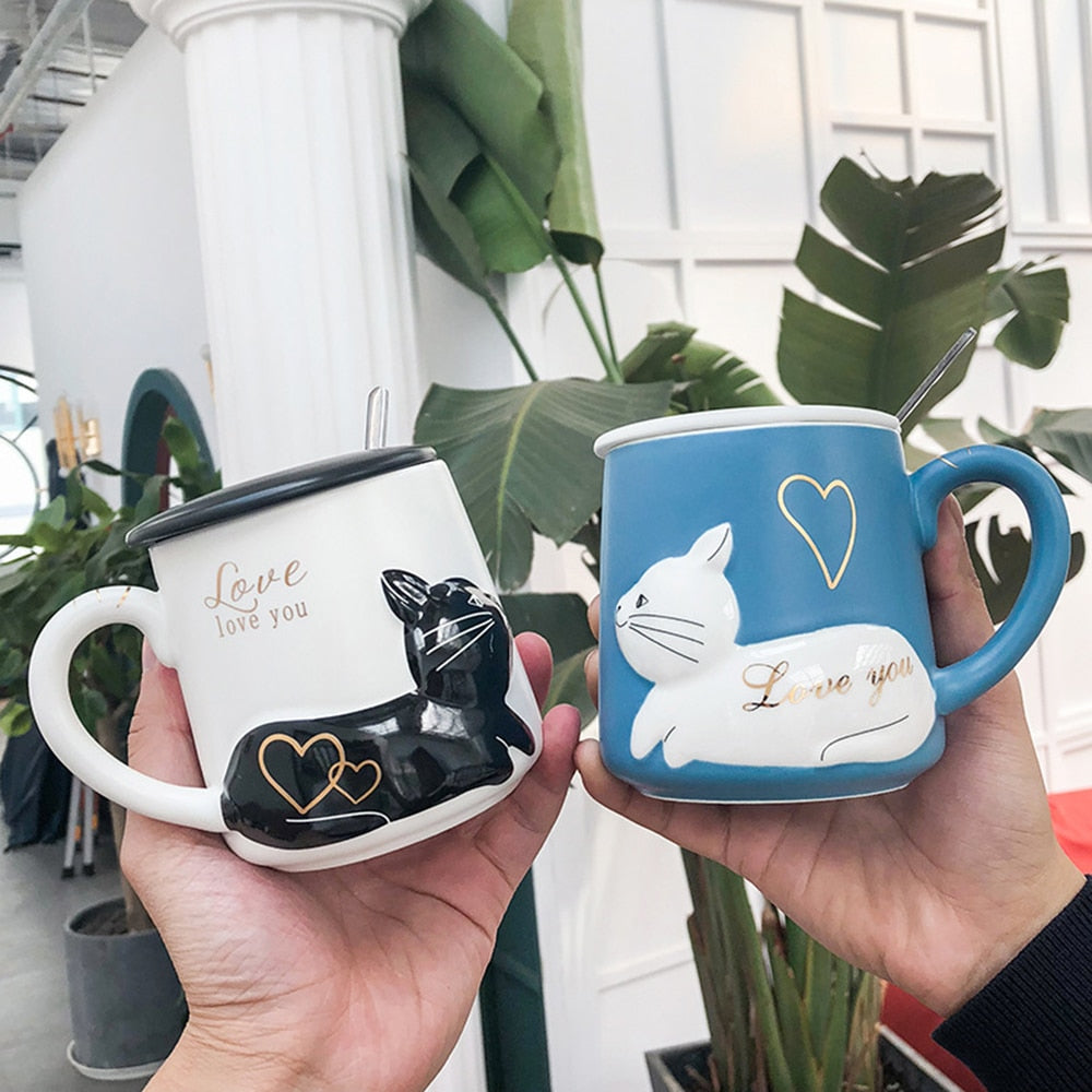 Cat Mug Set
