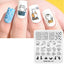 Cat Nail Art Template Designs