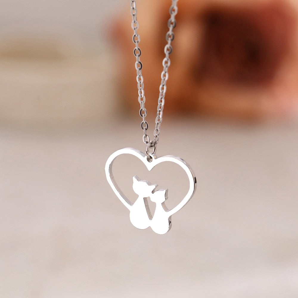 Cat Necklace for Women - Cat necklace