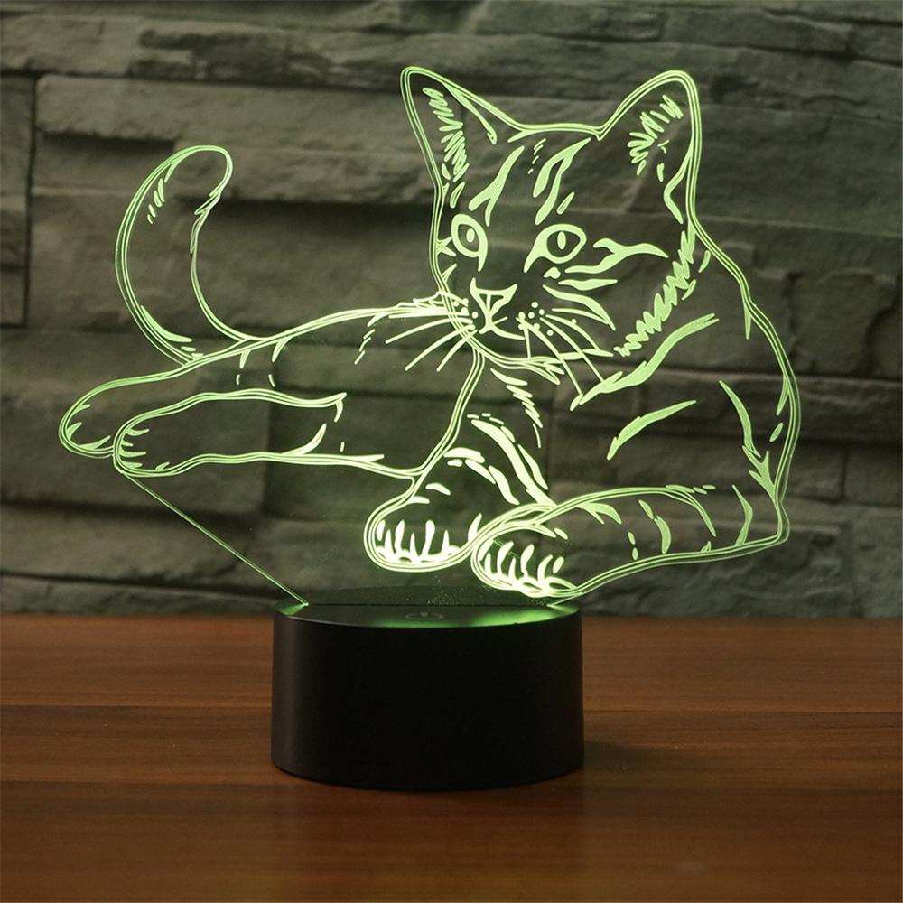 Cat Night Light Lamp