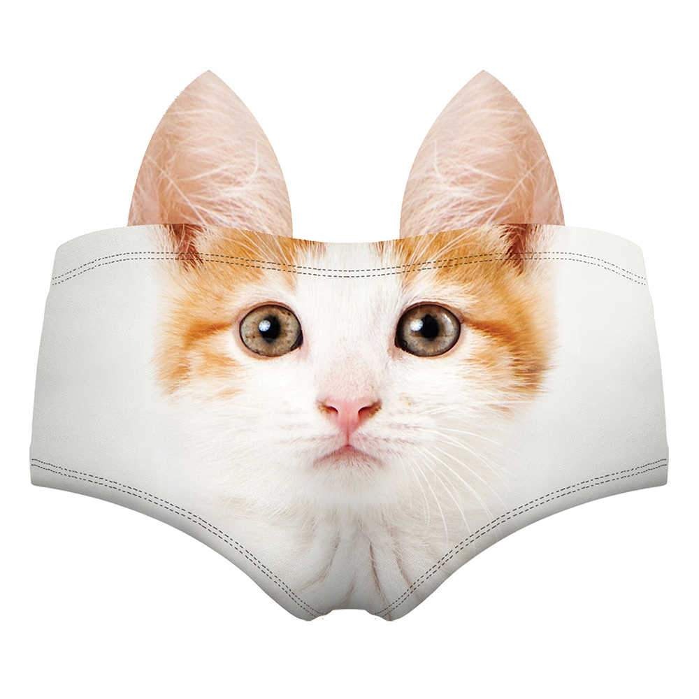 Cat Panties with Ears - Sunday - Cat panties