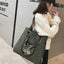 Cat Pattern Handbag - Cat Handbag