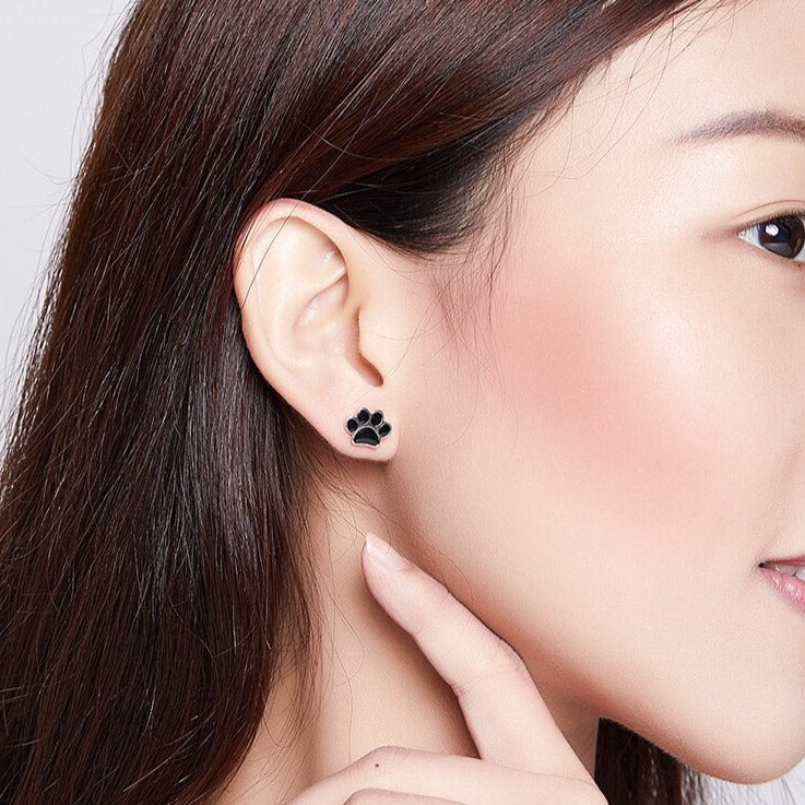 Cat Paw Earrings - Cat earrings