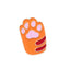 Cat Paw Enamel Pin - orange foot