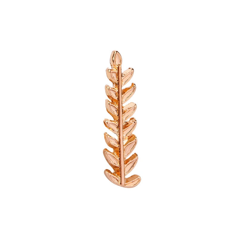 Cat Paw Enamel Pin - leaf
