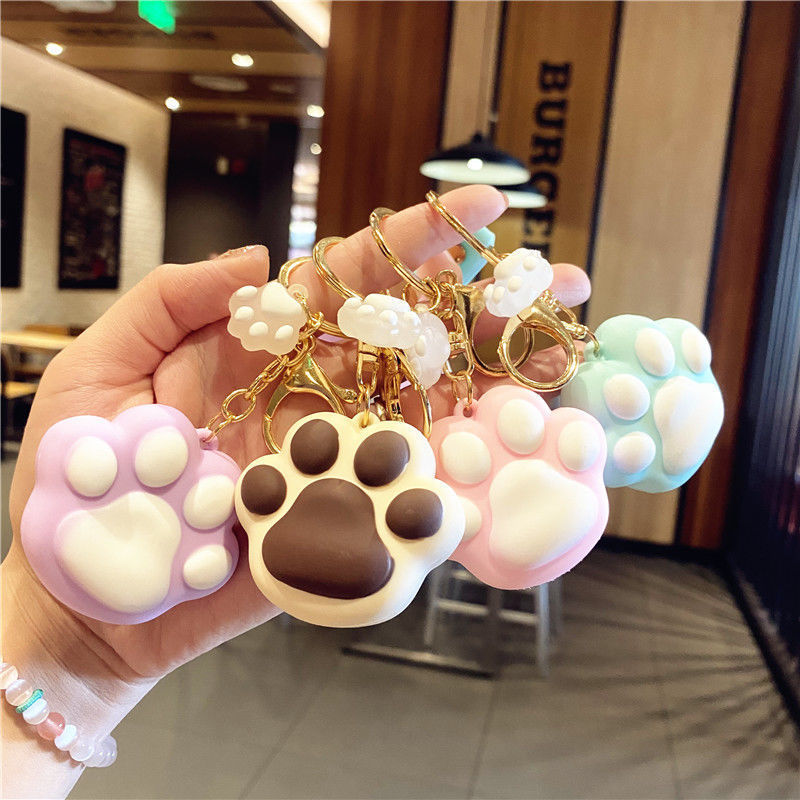 Cat Paw Keychain - Cat Keychains