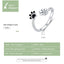 Cat Paw Silver Ring - cat rings