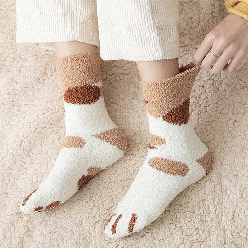 Cat Paw Socks - Cat Socks