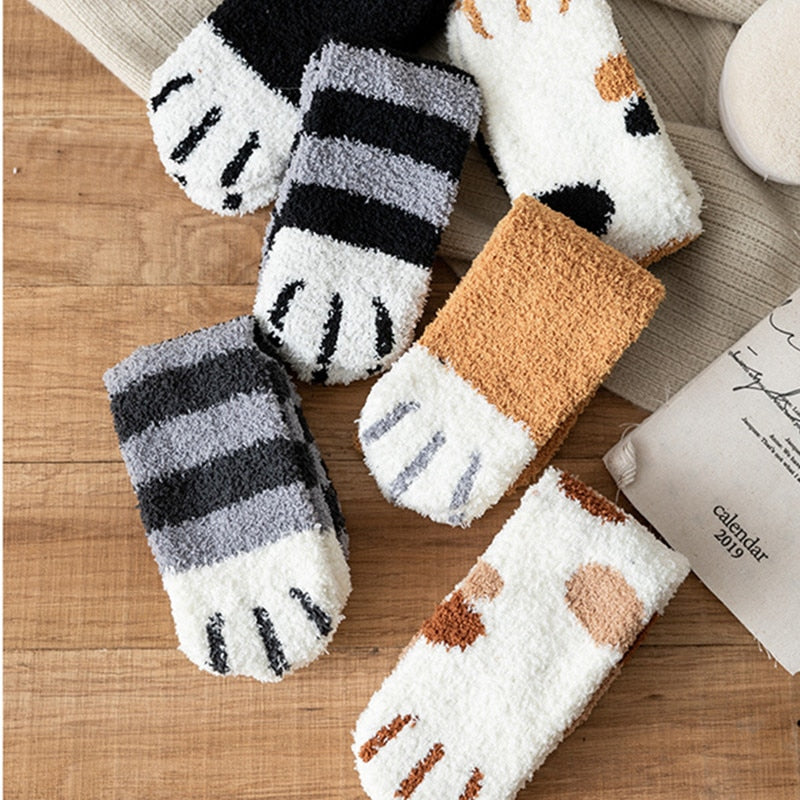 Cat Paw Socks - Cat Socks