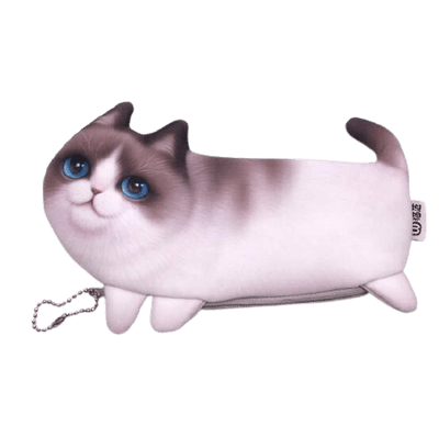 Cat Pencil Case - Smokey - Cat pencil case