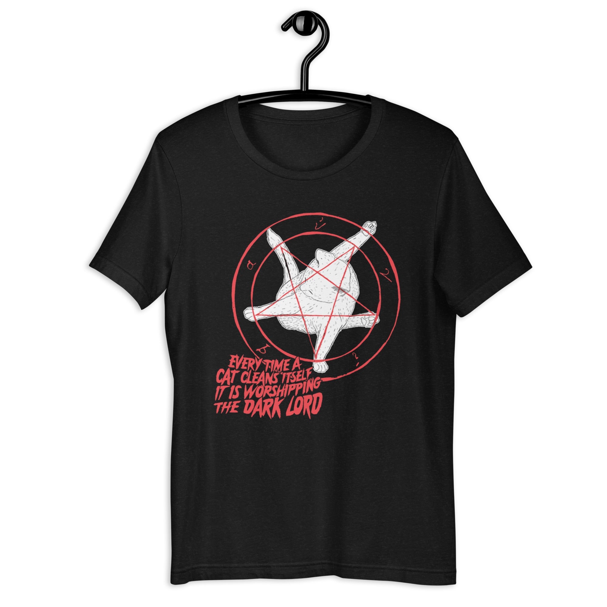 Cat pentagram top shirt