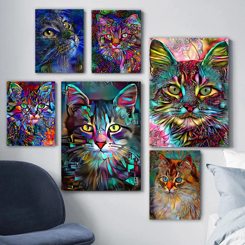 Cat Pictures Wall Art