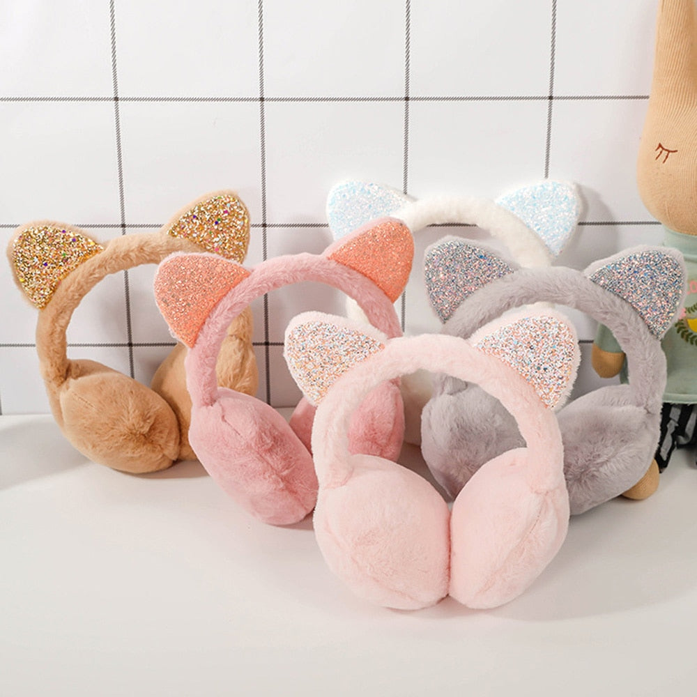 Cat Plush Earmuffs - Cat Plush Earmuffs