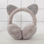 Cat Plush Earmuffs - grey / China - Cat Plush Earmuffs